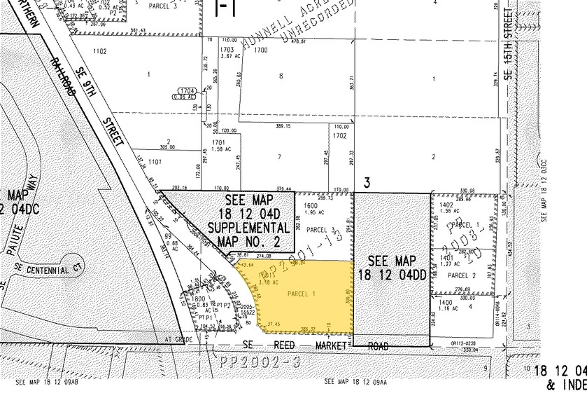 1320 SE Reed Market Rd, Bend, OR à louer - Plan cadastral - Image 2 de 2