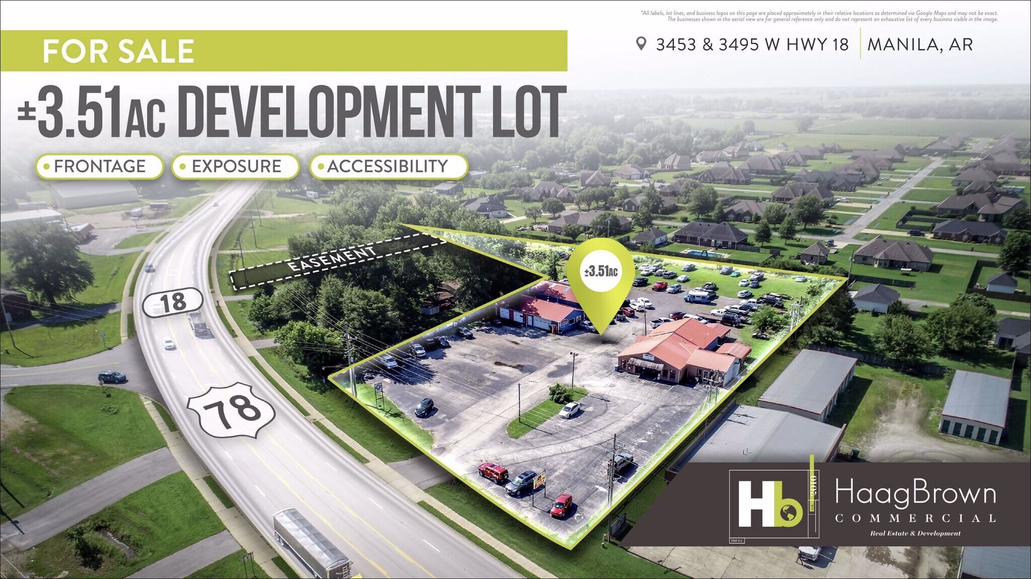 3453 W State Highway 18, Manila, AR for sale Aerial- Image 1 of 5