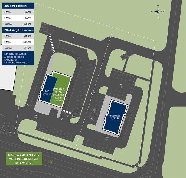 101 Floyd Mayfield Dr, La Vergne, TN à louer - Photo du bâtiment - Image 3 de 5