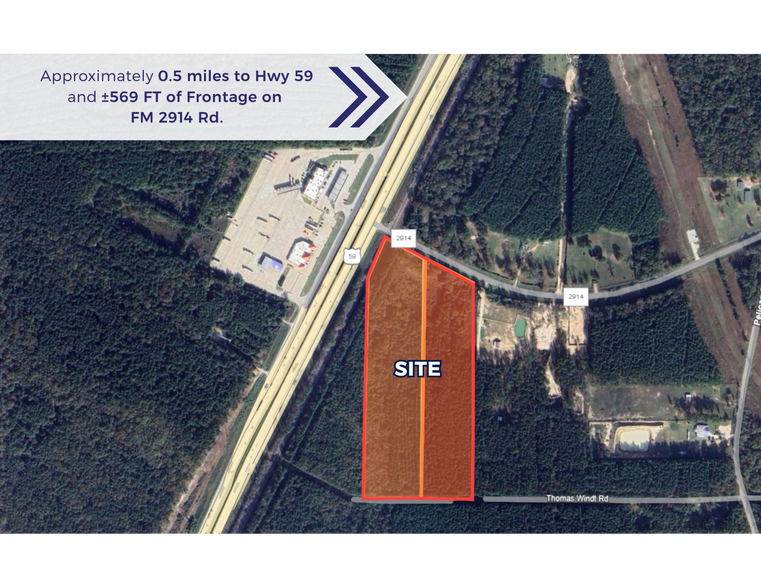 0 FM 2914 Rd, Shepherd, TX à vendre - Photo du bâtiment - Image 2 de 6
