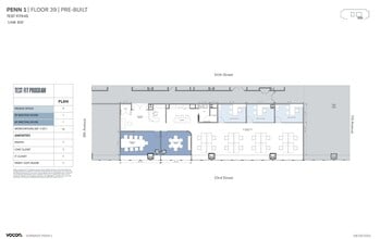 PENN 1, New York, NY à louer Plan d’étage- Image 2 de 2