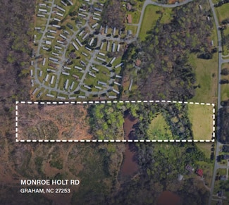 Plus de détails pour 968 Monroe Holt Road, Graham, NC - Terrain à vendre