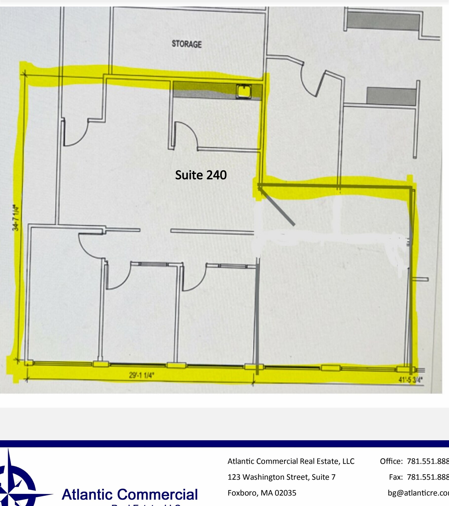 11 Vanderbilt Ave, Norwood, MA for lease Floor Plan- Image 1 of 5