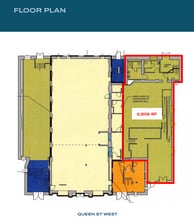761 Queen St W, Toronto, ON for lease Floor Plan- Image 1 of 4