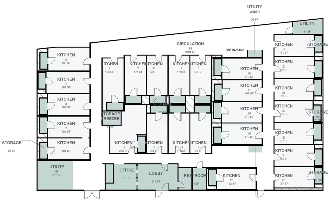 777 SW Oak St, Atlanta, GA for lease Floor Plan- Image 1 of 6