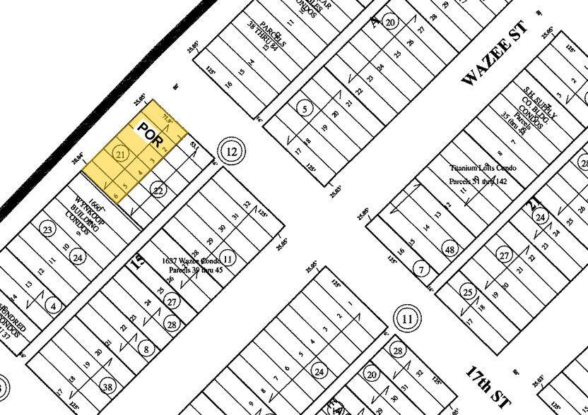 1660 17th St, Denver, CO à vendre - Plan cadastral - Image 2 de 33