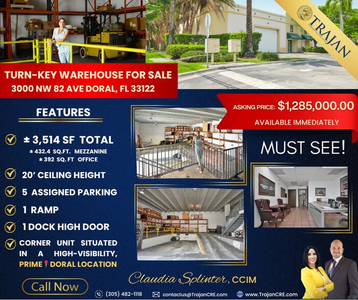 3000 NW 82nd Ave, Doral, FL à vendre - Photo du bâtiment - Image 1 de 16