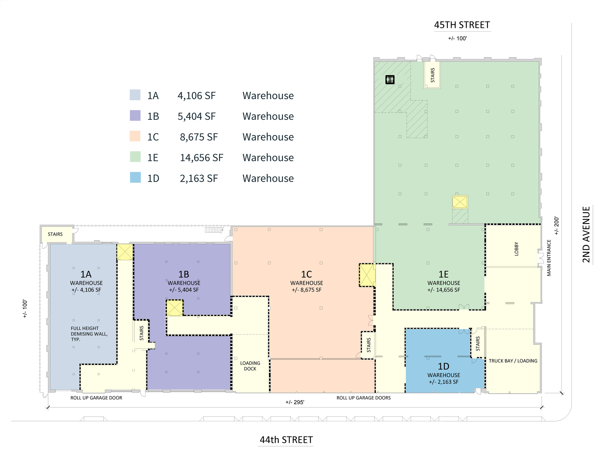 4401-4423 Second Ave, Brooklyn, NY à vendre Plan d  tage type- Image 1 de 2