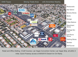 3340 Topaz St, Las Vegas, NV - Aerial  map view - Image1