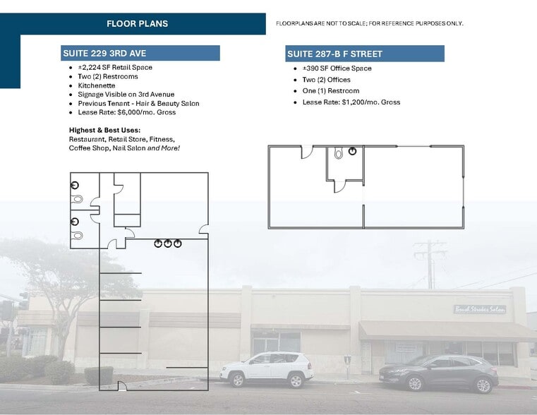 287-299 3rd Ave, Chula Vista, CA for lease - Building Photo - Image 3 of 6