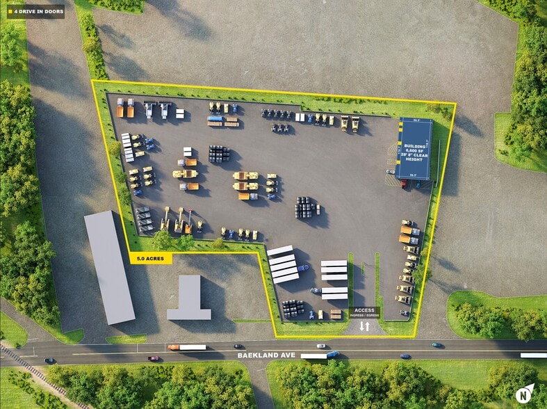 166 Baekeland Ave, Middlesex, NJ for lease - Site Plan - Image 2 of 7