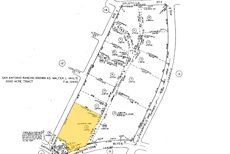 6623-6625 Washington Blvd, Los Angeles, CA for lease - Plat Map - Image 3 of 12