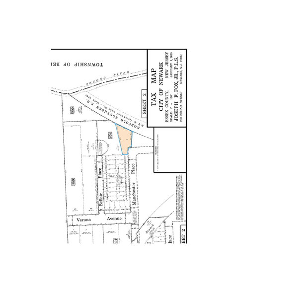 164-168 Manchester pl, Newark, NJ for lease - Plat Map - Image 2 of 18