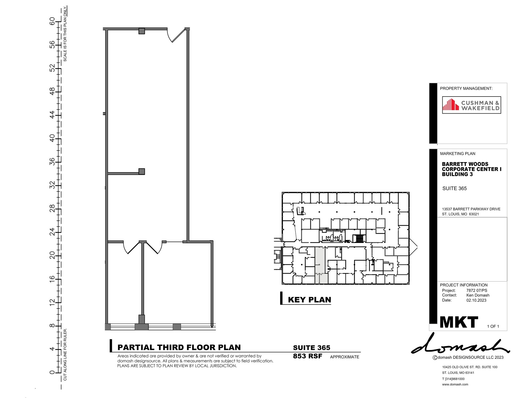 13537 Barrett Parkway Dr, Ballwin, MO à louer Plan de site- Image 1 de 1