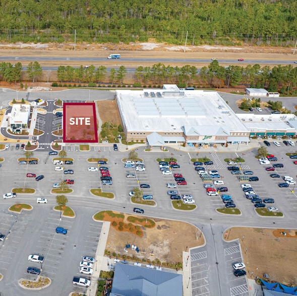 1160 E Cutlar Crossing, Leland, NC for lease - Aerial - Image 3 of 3