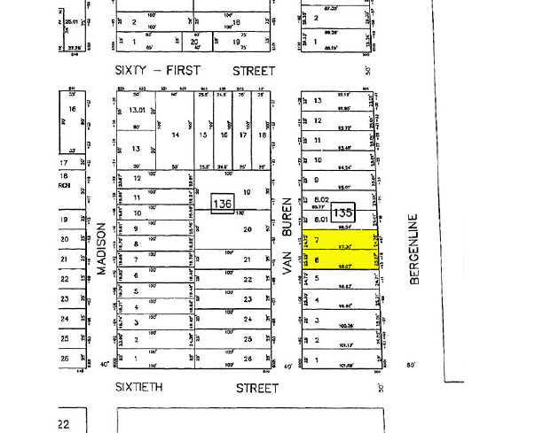6013-6017 Bergenline Ave, West New York, NJ à louer - Plan cadastral - Image 2 de 3