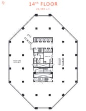 411 1st St SE, Calgary, AB à louer Plan d’étage- Image 1 de 1