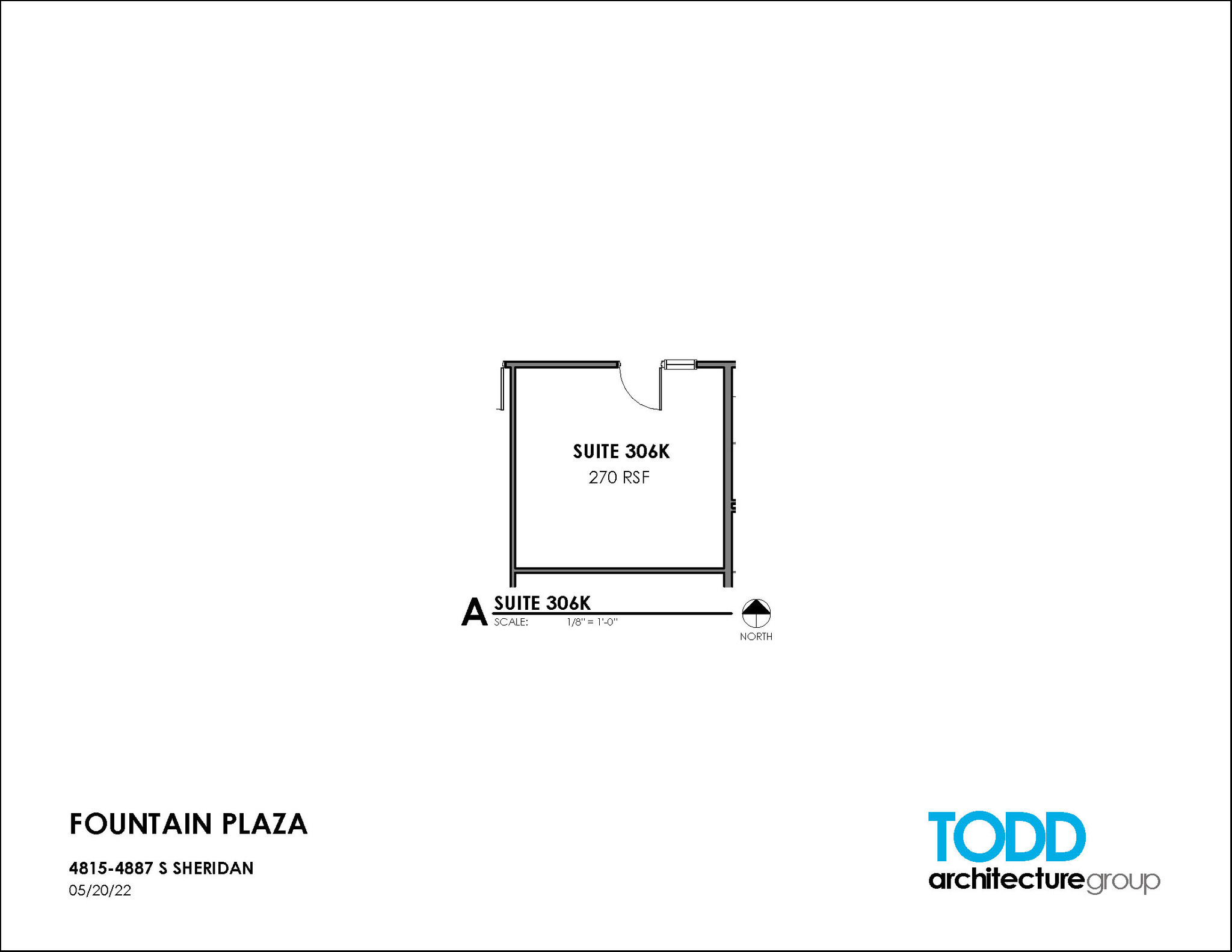 4815-4821 S Sheridan Rd, Tulsa, OK à louer Plan d’étage- Image 1 de 2