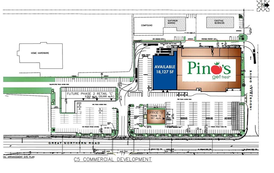 439 Great Northern Rd, Sault Ste. Marie, ON for lease - Site Plan - Image 3 of 4