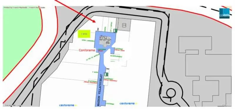 Retail in Vélizy-Villacoublay for lease - Floor Plan - Image 3 of 4