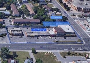 152-164 Hwy 8, Hamilton, ON - AERIAL map view