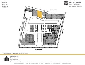 201 St. Charles Ave, New Orleans, LA for lease Site Plan- Image 1 of 1