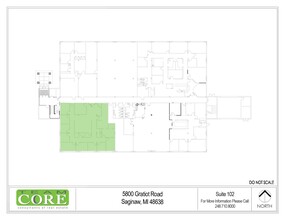 5800 Gratiot Rd, Saginaw, MI à louer Plan d  tage- Image 1 de 1