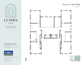45 W Jefferson St, Phoenix, AZ for lease Floor Plan- Image 1 of 1