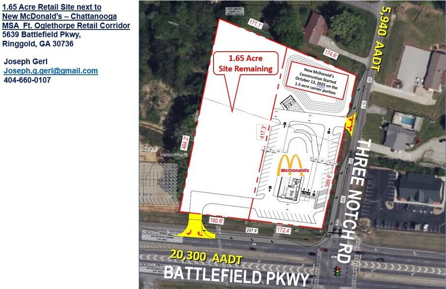 5639 Battlefield Pky, Ringgold, GA à vendre - Plan de site - Image 3 de 5