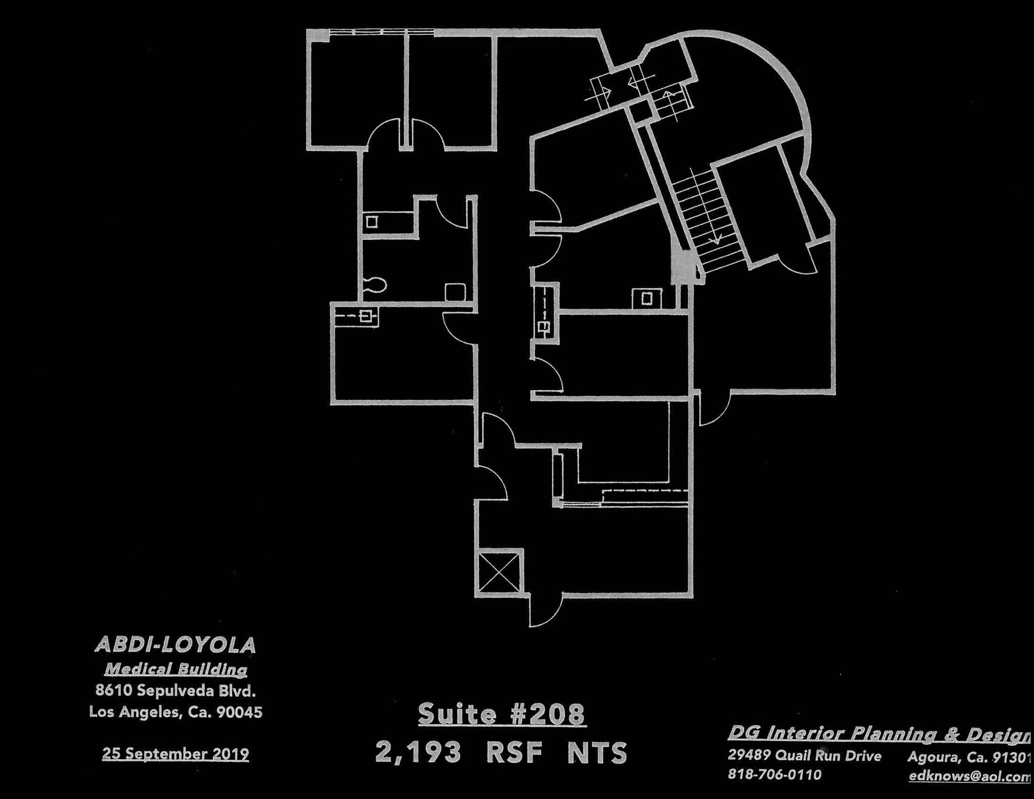 8610 S Sepulveda Blvd, Los Angeles, CA à louer Plan d’étage- Image 1 de 1