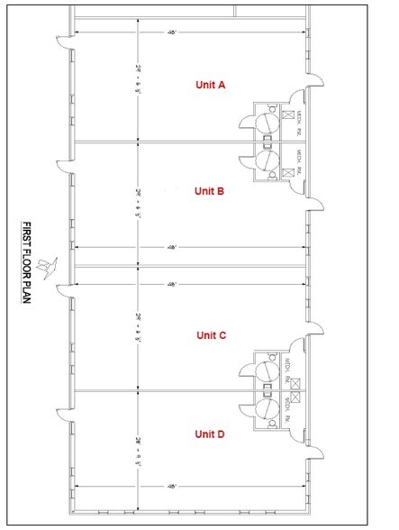 1771 N Dixie Hwy, Monroe, MI à vendre - Plan d’étage - Image 3 de 4
