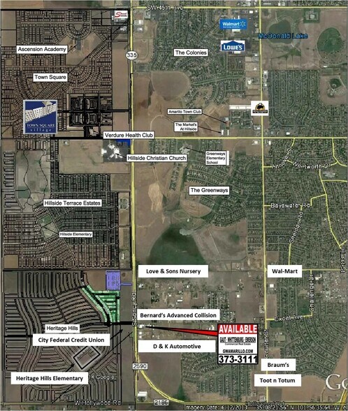 8480 SW 81st Ave, Amarillo, TX à louer - Aérien - Image 2 de 4