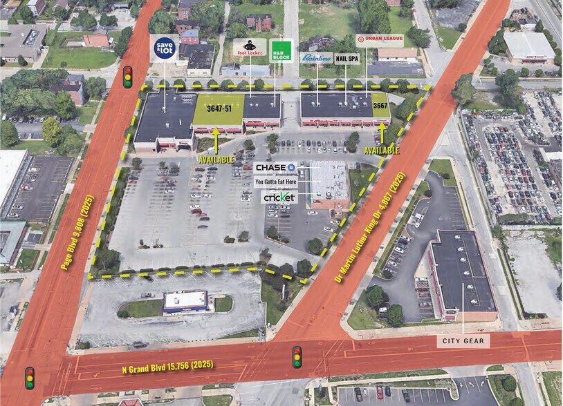 3615-3665 Page Blvd, Saint Louis, MO for lease - Building Photo - Image 2 of 4