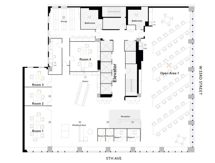 330 Fifth Ave, New York, NY à louer Plan d’étage- Image 1 de 1