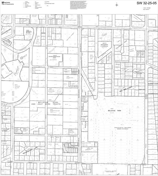 126 107th Ave, Bellevue, WA à vendre - Plan cadastral - Image 2 de 2