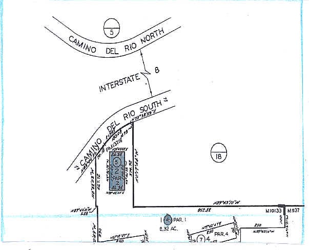 2515 Camino Del Rio S, San Diego, CA for lease - Plat Map - Image 2 of 7