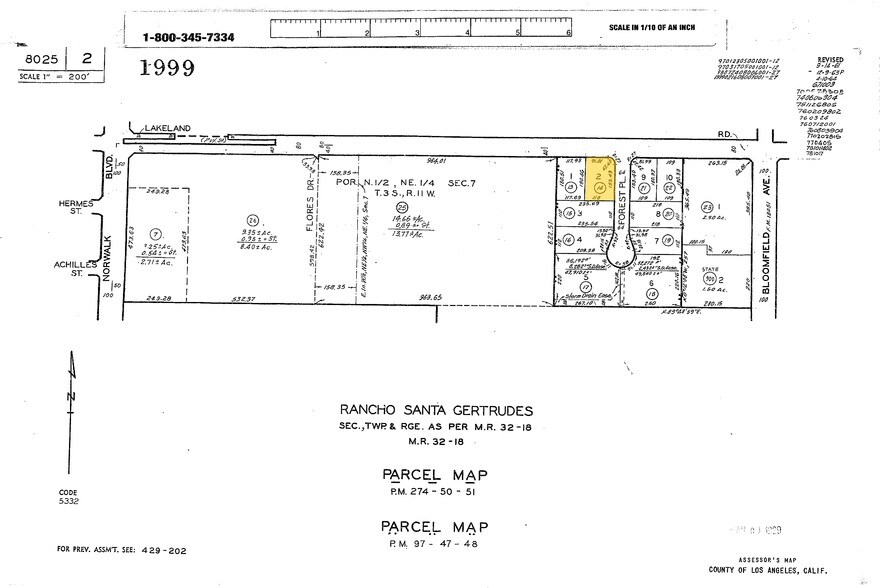 11007 Forest Pl, Santa Fe Springs, CA à vendre - Plan cadastral - Image 2 de 8