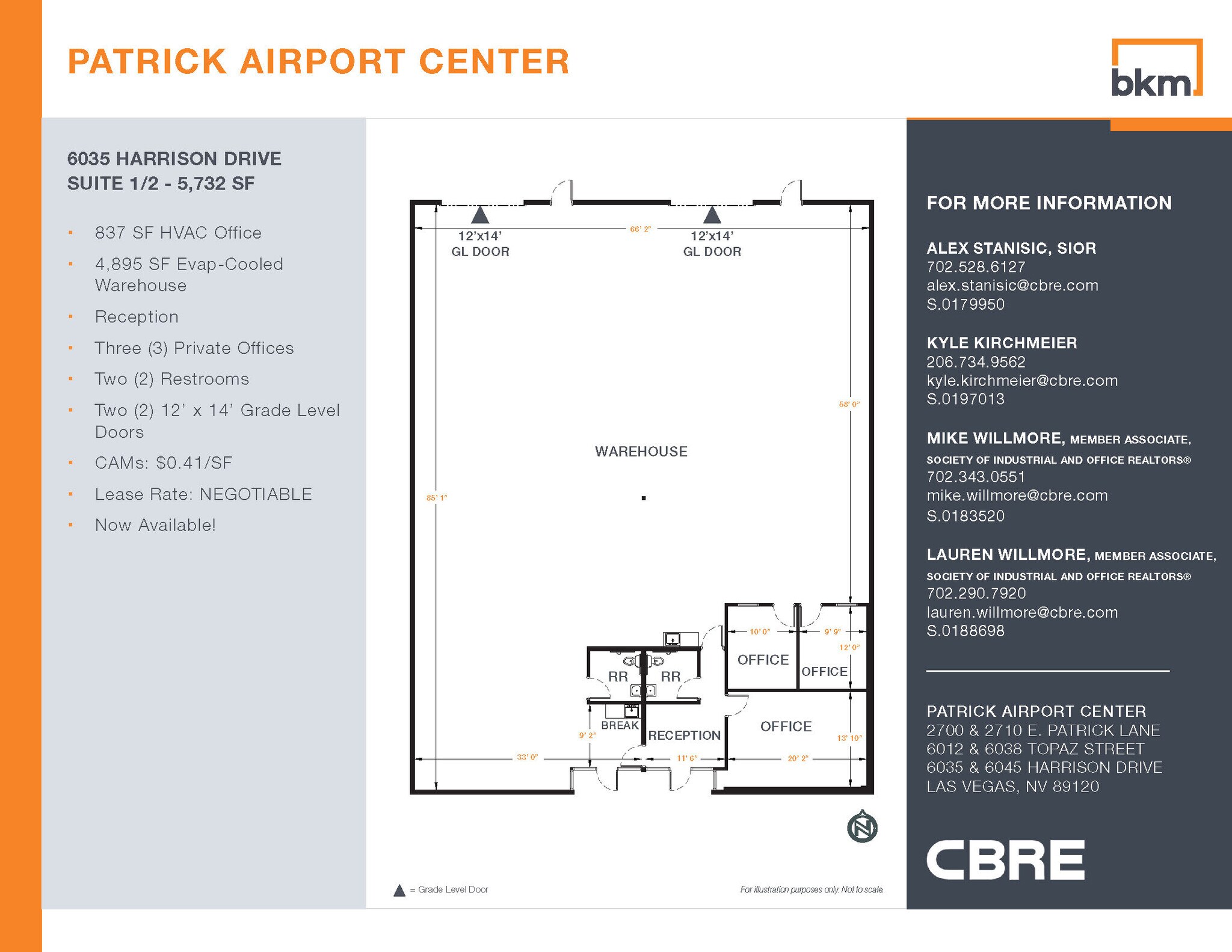 2700 E Patrick Ln, Las Vegas, NV à louer Plan d’étage- Image 1 de 1