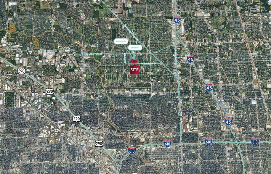 1800 Wilburforce St, Houston, TX à vendre - Aérien - Image 2 de 3