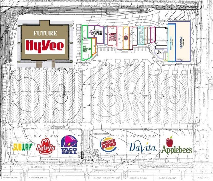 1810-1880 S West Ave, Freeport, IL à louer - Plan d’étage - Image 3 de 10