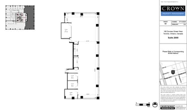 180 Dundas St W, Toronto, ON for lease Floor Plan- Image 1 of 2