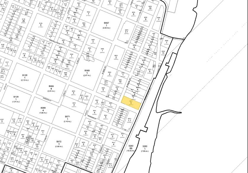 100-104 N Main St, Saint Charles, MO à louer - Plan cadastral - Image 3 de 7