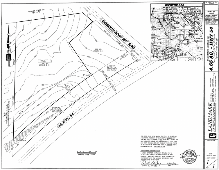 166 Cornith Rd, Fayetteville, GA à vendre - Plan de site - Image 3 de 5