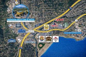 560 Silverthorne Ln, Silverthorne, CO - Aerial  map view