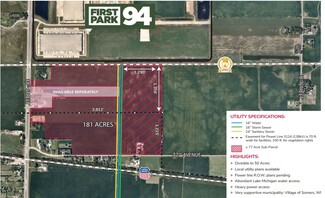 Plus de détails pour Somers Rail & Commerce Park I, Kenosha, WI - Terrain à vendre