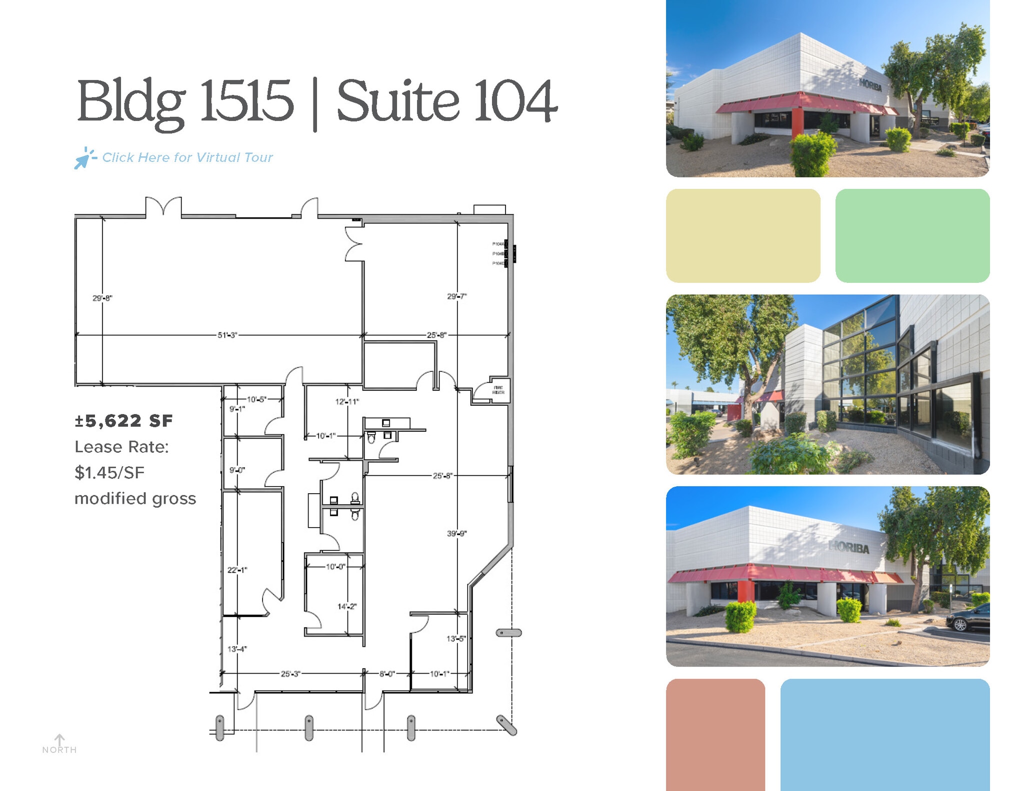 1575 W University Dr, Tempe, AZ à louer Plan d’étage- Image 1 de 1