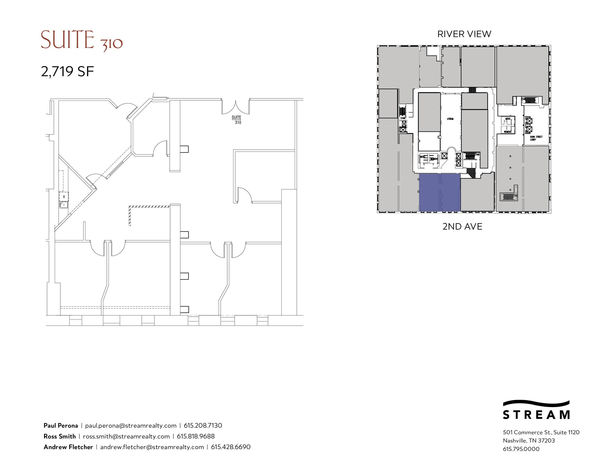214 2nd Ave N, Nashville, TN for lease Floor Plan- Image 1 of 1