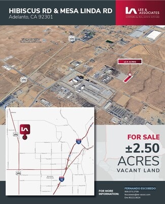 More details for HIBISCUS RD & MESA LINDA RD, Adelanto, CA - Land for Sale
