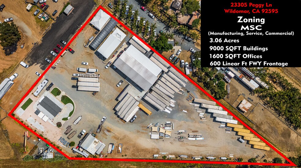 23305 Peggy Ln, Wildomar, CA à vendre - Photo du bâtiment - Image 2 de 9