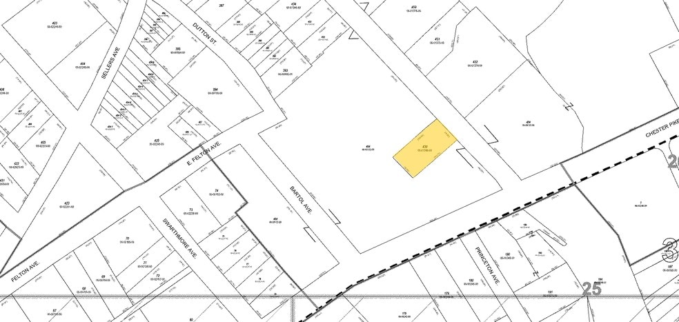 8-10 Morton Ave, Ridley Park, PA for lease - Plat Map - Image 3 of 18